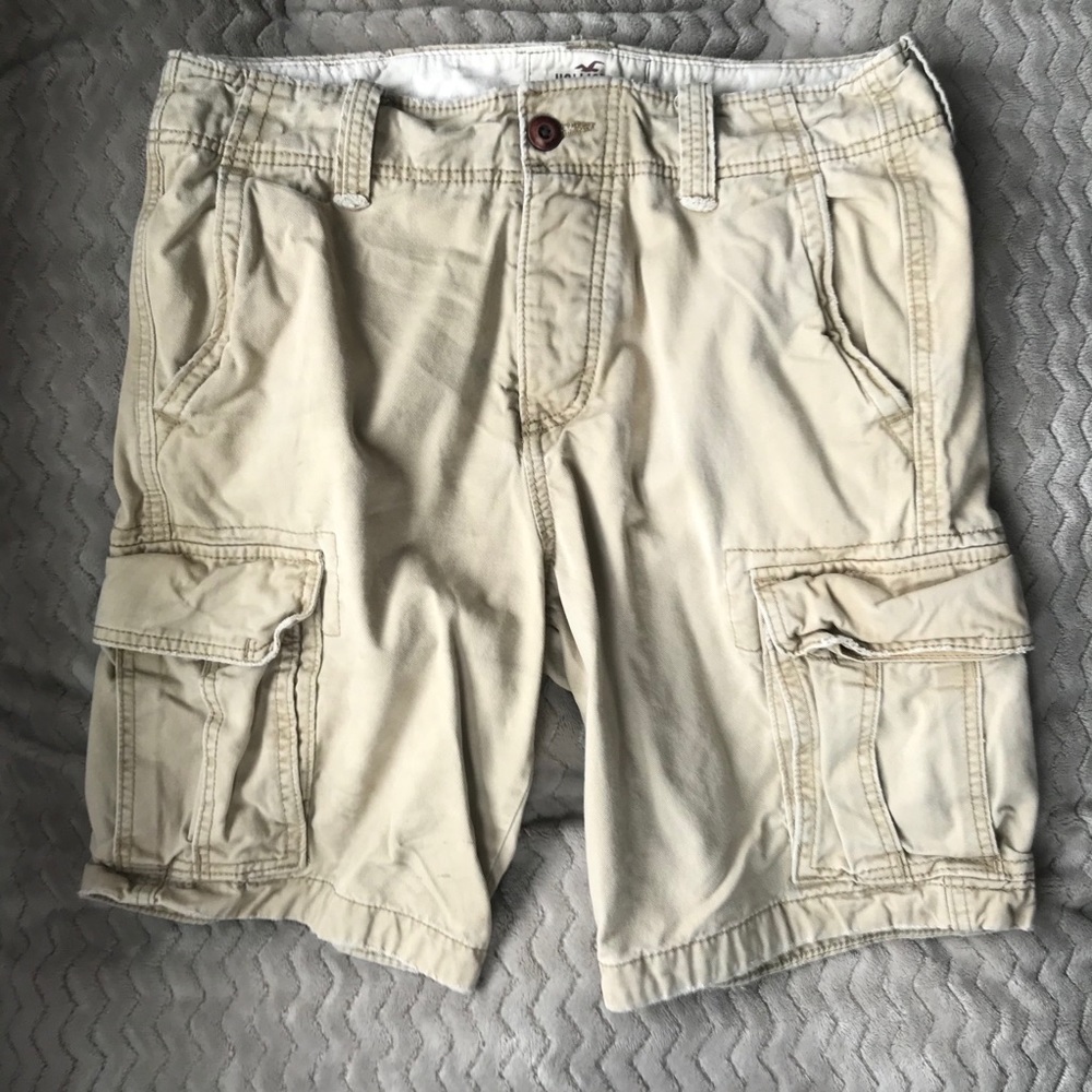 Khaki Cargo Shorts